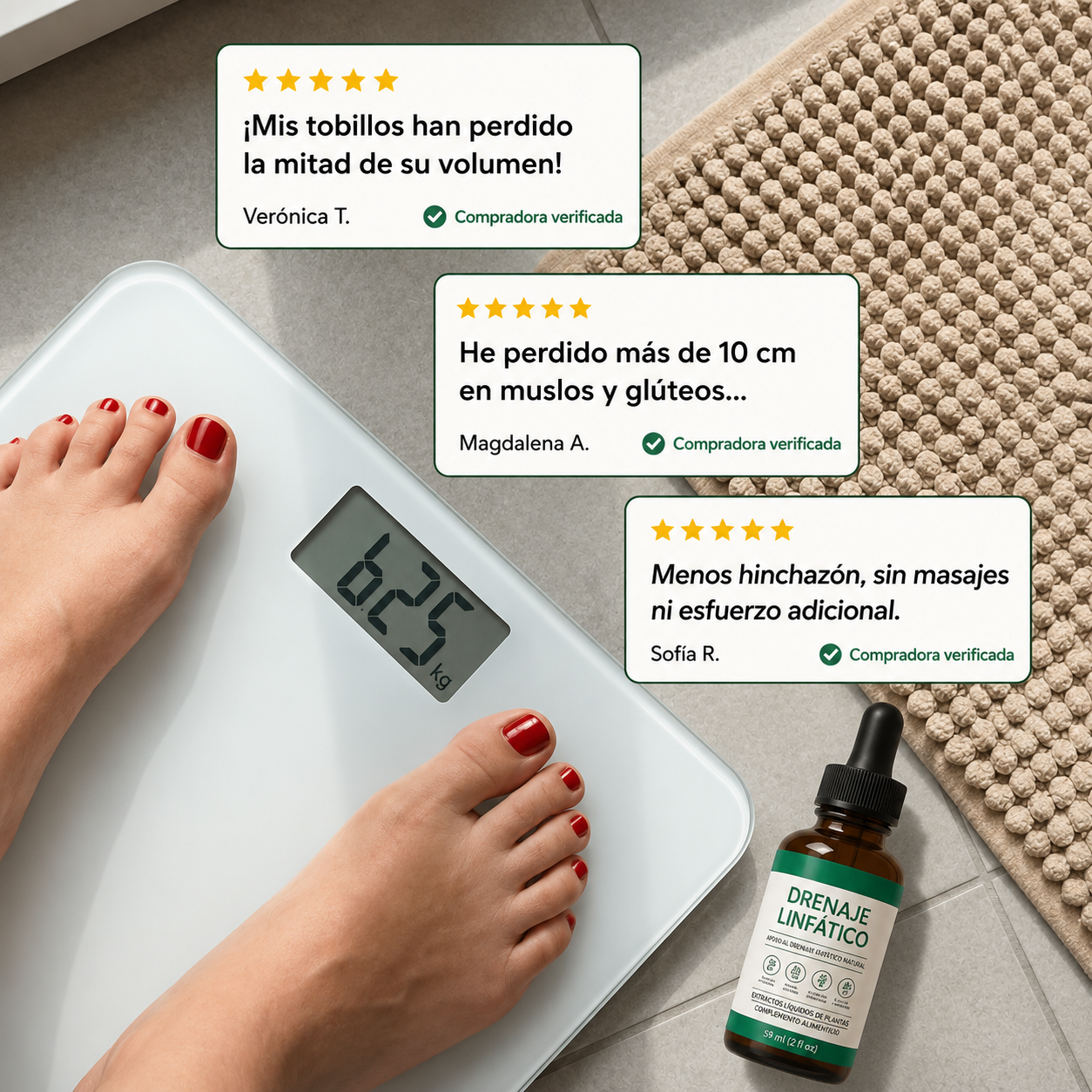 Recupera la sensación de ligereza cada día